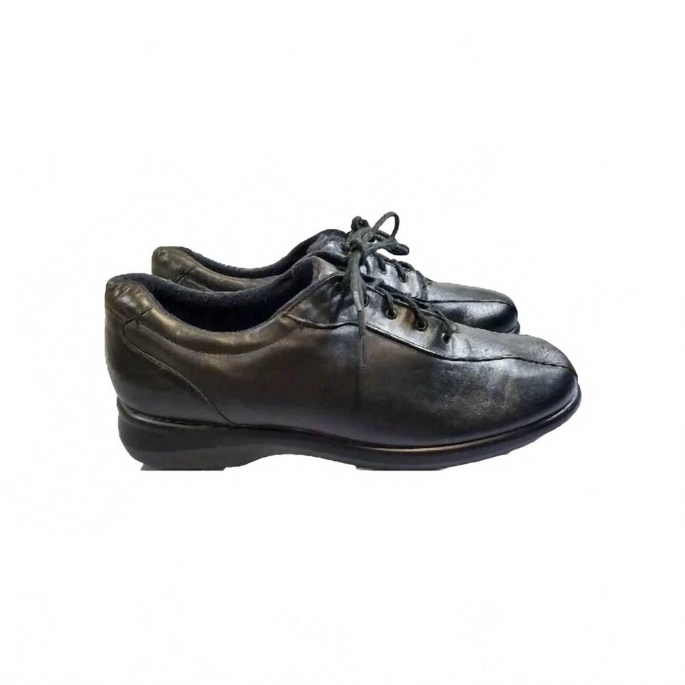 NEW MUNRO women's monarch oxford shoes in black leather